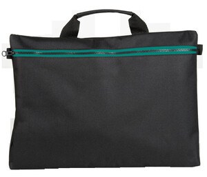 Black&Match BM901 - Bolsa de exhibición Black/Kelly Green