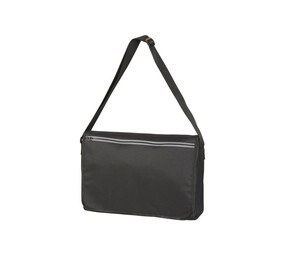 Black&Match BM902 - bolsa de mensajero Black/Silver