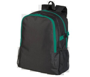 Black&Match BM905 - Mochila deportiva Black/Kelly Green