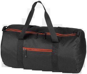 Black&Match BM906 - Bolso Week End Black/Orange