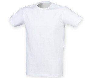 Skinnifit SF121 - Camiseta hombre algodón stretch Blanco