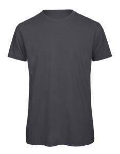 B&C BC042 - Camiseta de algodón orgánico para hombre Gris oscuro