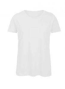 B&C BC043 - Camiseta de algodón orgánico para mujer Blanco