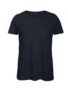 B&C BC043 - Camiseta de algodón orgánico para mujer Azul marino