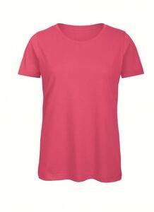 B&C BC043 - Camiseta de algodón orgánico para mujer Fucsia