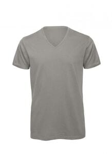 B&C BC044 - Camiseta de algodón orgánico para hombre Gris claro