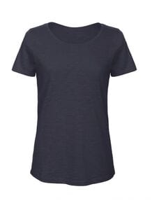 B&C BC047 - Camiseta de algodón orgánico para mujer Chic Navy