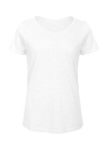 B&C BC047 - Camiseta de algodón orgánico para mujer Chic White
