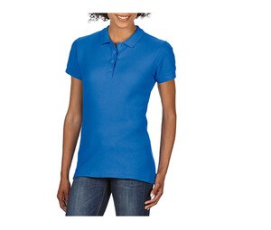 Gildan GN48L - Polo para Mujer de piqué Real Azul