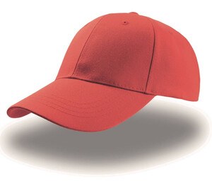 Atlantis AT007 - Gorra de 6 paneles Rojo