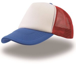 Atlantis AT011 - Gorra Rejilla White/Red/Royal