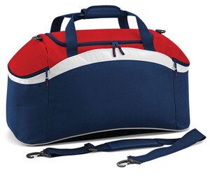 Bag Base BG572 - Bolso Teamwear French Navy/Classic Red/ White