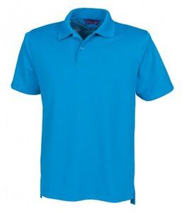 Henbury H475 - Camiseta Polo Coolplus® en Algodón Piqué Zafiro