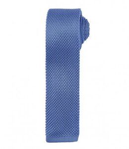 Premier PR789 - Corbata de punto delgado Azul medio