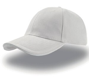 Atlantis AT003 - gorra sándwich de 6 paneles White/White