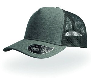 Atlantis AT083 - Gorra Visera Rapper Jersey Gris oscuro