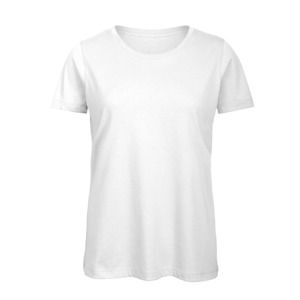 B&C BC02T - Camiseta 100% algodón para mujer Blanco