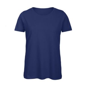 B&C BC02T - Camiseta 100% algodón para mujer Cobalto azul