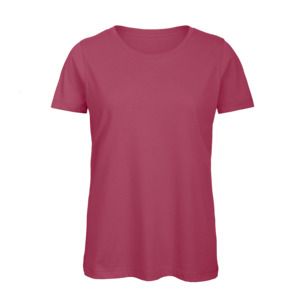 B&C BC02T - Camiseta 100% algodón para mujer Fucsia