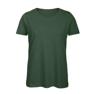 B&C BC02T - Camiseta 100% algodón para mujer Verde botella