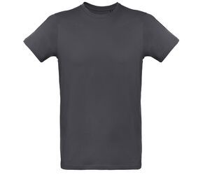 B&C BC048 - Camiseta de algodón orgánico para hombre Gris oscuro