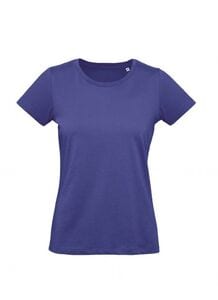 B&C BC049 - Camiseta Mujer 100% Algodón Orgánico Cobalto azul