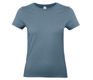 B&C BC04T - Camiseta de mujer 100% algodón Piedra Azul