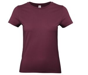 B&C BC04T - Camiseta de mujer 100% algodón Borgoña