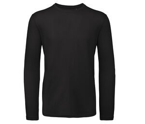 B&C BC070 - Camiseta de manga larga de algodón orgánico para hombre Negro