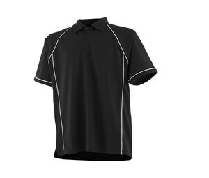 Finden & Hales LV370 - polo transpirable cool plus® Negro / Blanco