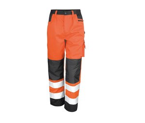 Result RS327 - Pantalón multibolsillos alta visibilidad Fluorescent Orange