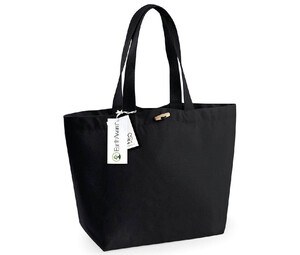 Westford mill WM850 - Shopping Bag Gran Volumen Algodón Orgánico Negro