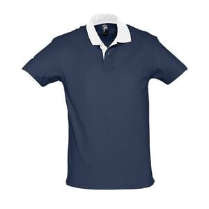 SOL'S 11369 - PRINCE Polo Unisex French marino / Blanco