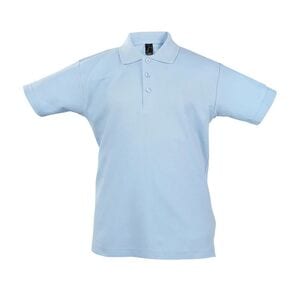 SOL'S 11344 - SUMMER II KIDS Polo De Niño Azul cielo