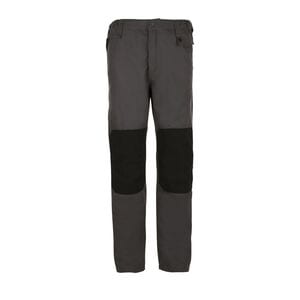 SOL'S 01560 - METAL PRO Pantalon De Trabajo De Hombre Bicolor Gris oscuro / Negro