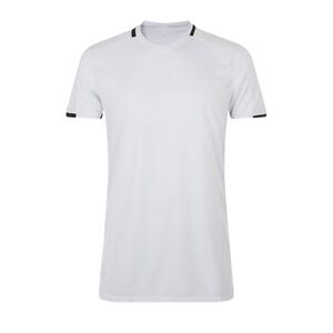 SOL'S 01717 - CLASSICO Camiseta Adulto Contrastada Blanco / Negro