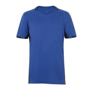 SOL'S 01719 - CLASSICO KIDS Camiseta Niño Contrastada Azul royal / French marino
