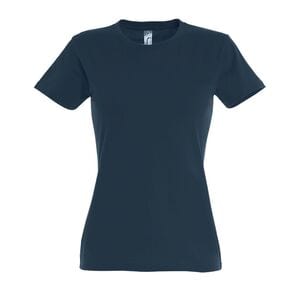 SOL'S 11502 - Imperial WOMEN Camiseta Mujer Cuello Redondo Azul petróleo