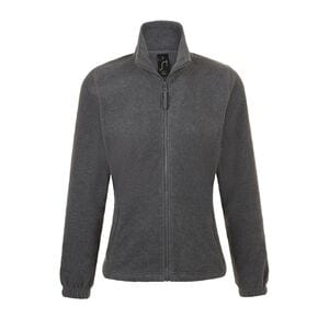 SOL'S 54500 - NORTH WOMEN Chaqueta Polar Mujer Con Cremallera Gris mezcla