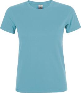 SOL'S 01825 - REGENT WOMEN Camiseta De Mujer Cuello Redondo Azul atolón