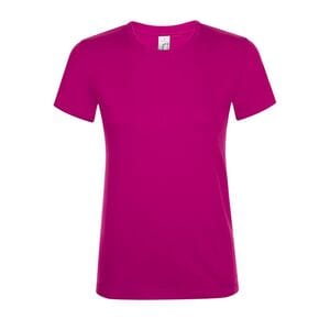 SOL'S 01825 - REGENT WOMEN Camiseta De Mujer Cuello Redondo Fucsia