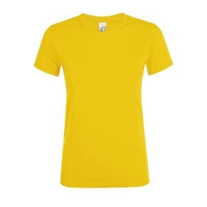 SOL'S 01825 - REGENT WOMEN Camiseta De Mujer Cuello Redondo Amarillo