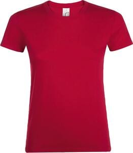 SOL'S 01825 - REGENT WOMEN Camiseta De Mujer Cuello Redondo Rojo