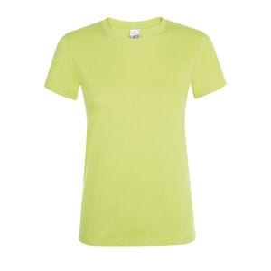 SOL'S 01825 - REGENT WOMEN Camiseta De Mujer Cuello Redondo Verde manzana