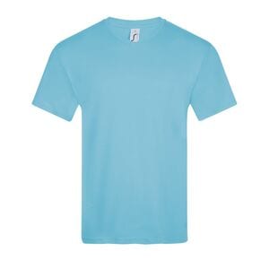 SOL'S 11150 - VICTORY Camiseta Hombre Cuello Pico Azul atolón