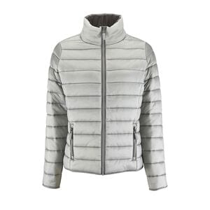 SOL'S 01170 - RIDE WOMEN Chaqueta Mujer Acolchada Ligera Gris metálico