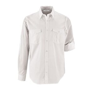 SOL'S 02763 - BURMA MEN Camisa De Hombre Blanco