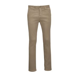 SOL'S 02120 - JULES MEN - LENGTH 35 Pantalones Chinos De Hombre Castaño
