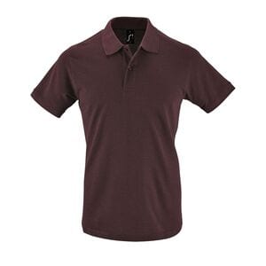 SOL'S 11346 - PERFECT MEN Polo Hombre Manga Corta Oxblood jaspeado