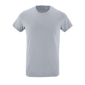 SOL'S 00553 - REGENT FIT Camiseta Ajustada Hombre Cuello Redondo Gris puro